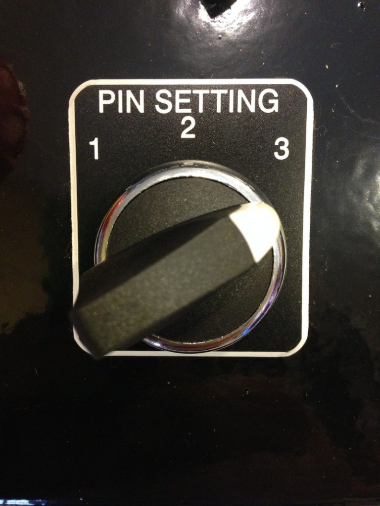 Pin Setting Switch
